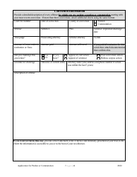 Application for Pardon or Commutation - Minnesota, Page 4