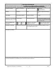 Application for Pardon or Commutation - Minnesota, Page 5