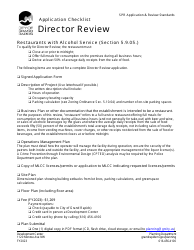 Director Review Application - Restaurants With Alcohol Service - City of Grand Rapids, Michigan, Page 4