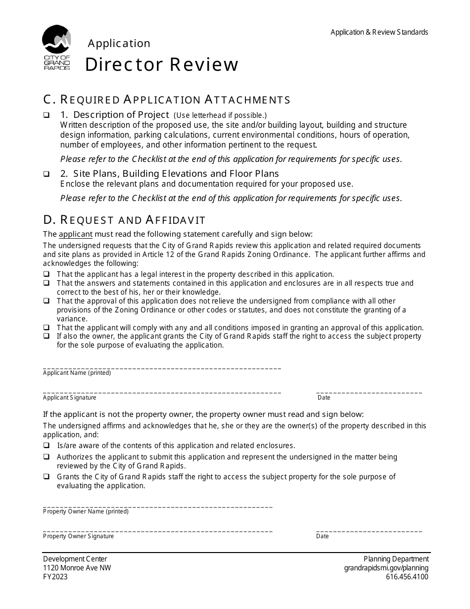 Director Review Application - Outdoor Seating With Alcohol Service - City of Grand Rapids, Michigan, Page 3