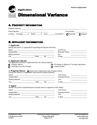 Application for Dimensional Variance - City of Grand Rapids, Michigan, Page 2