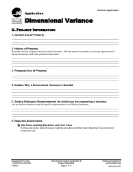 Application for Dimensional Variance - City of Grand Rapids, Michigan, Page 3