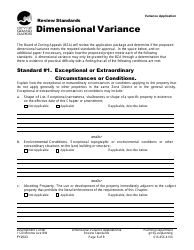 Application for Dimensional Variance - City of Grand Rapids, Michigan, Page 5