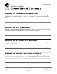 Application for Dimensional Variance - City of Grand Rapids, Michigan, Page 6