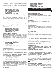 Form REV-1500 Inheritance Tax Return Resident Decedent - Pennsylvania, Page 8
