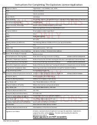 Form DPSSP4011 Explosives License Application - Louisiana, Page 2