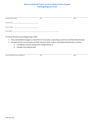 Form DMS-845 Pooling Request Form - Arkansas Medicaid Patient-Centered Medical Home Program - Arkansas, Page 3