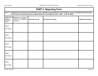 Form DWR9831 Lma Reporting Form - California, Page 4