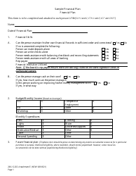 Document preview: Form 200-12-DD Attachment E Financial Plan - South Carolina