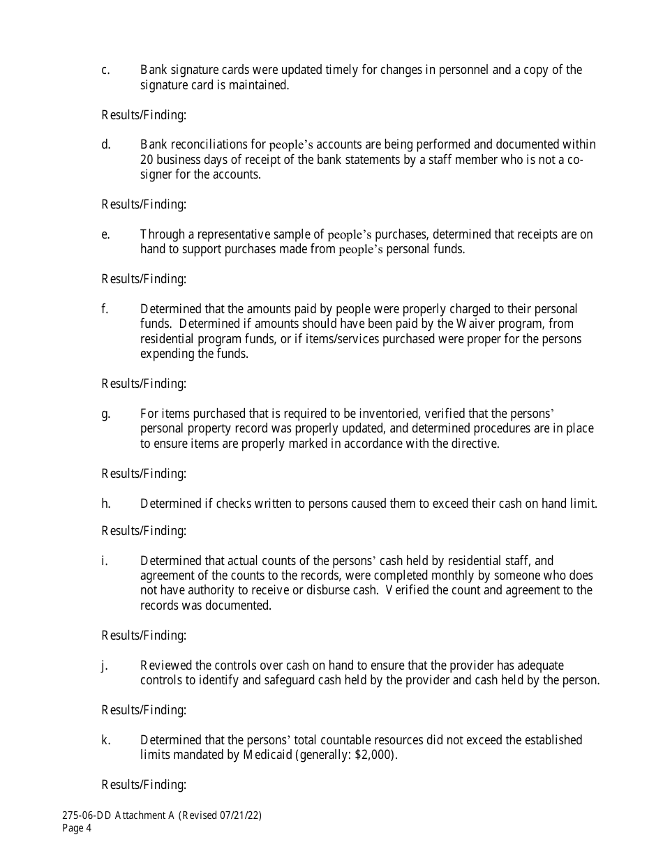 Form 275-06-DD Attachment A Independent Accountants Report on Applying Agreed-Upon Procedures - South Carolina, Page 4