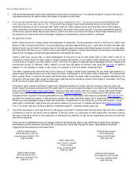 Form 42-248/42-1409(6) Notice of Change in Water Right Ownership - Idaho, Page 3