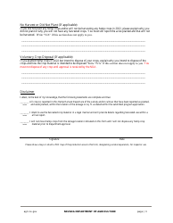 Hemp Harvest-Crop Report/Inspection Request Form - Nevada, Page 3