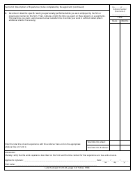 Land Surveyor Form 4A Verification of Professional Experience - New York, Page 3