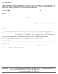 Land Surveyor Form 4A Verification of Professional Experience - New York, Page 5