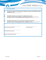 Disaster Assistance - Mitigation Funding Application - Town of Hay River Homeowners and Businesses - Northwest Territories, Canada, Page 4