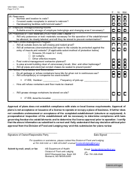 Form SFN19382 Food Establishment License Application - North Dakota, Page 10