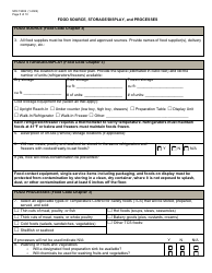 Form SFN19382 Food Establishment License Application - North Dakota, Page 5