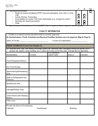 Form SFN19382 Food Establishment License Application - North Dakota, Page 7