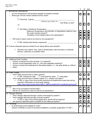 Form SFN19382 Food Establishment License Application - North Dakota, Page 9
