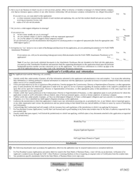 Limited Lines Travel Insurance Producer License Application - Mississippi, Page 3