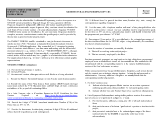 Document preview: Instructions for Form NYSDOT255RDSA Architectural/Engineering Services Submittal Form - New York