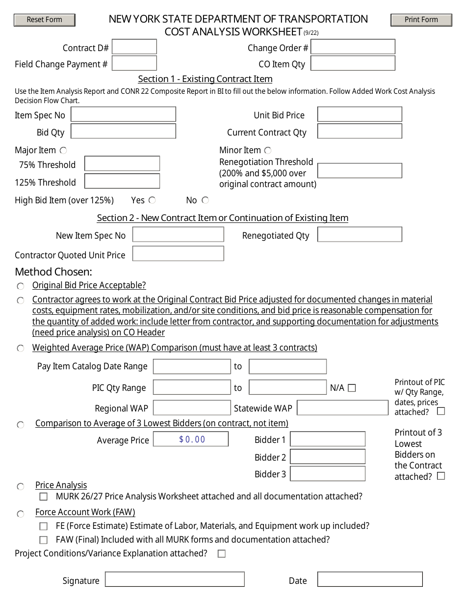 Form CONR521 - Fill Out, Sign Online and Download Fillable PDF, New ...