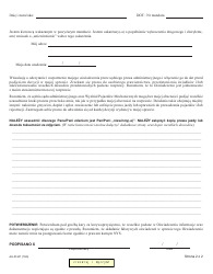 Form AA-53.2P Statement in Place of Personal Appearance - New York (Polish), Page 2