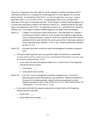 SEC Form 2846 (N-CEN) Annual Report for Registered Investment Companies, Page 13