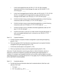 SEC Form 2846 (N-CEN) Annual Report for Registered Investment Companies, Page 19
