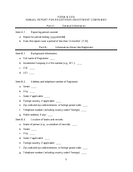 SEC Form 2846 (N-CEN) Annual Report for Registered Investment Companies, Page 6