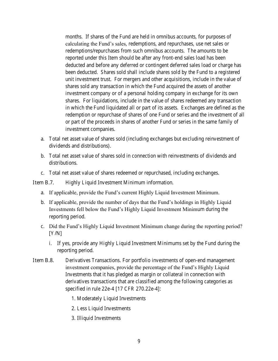 Form N-PORT (SEC Form 2940) Monthly Portfolio Investments Report, Page 10