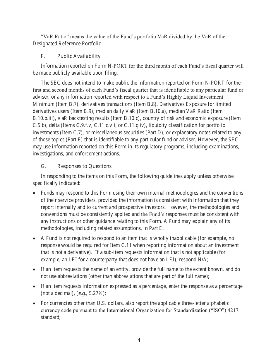 Form N-PORT (SEC Form 2940) Monthly Portfolio Investments Report, Page 5