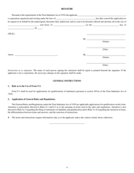 Form T-3 (SEC Form 1919) For Applications for Qualification of Indentures Under the Trust Indenture Act of 1939, Page 4