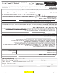 Form MV-664.1Y Application for License Plates or Parking Permits for People With Severe Disabilities - New York (Yiddish), Page 3