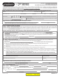 Form MV-664.1P Application for License Plates or Parking Permits for People With Severe Disabilities - New York (Polish), Page 3