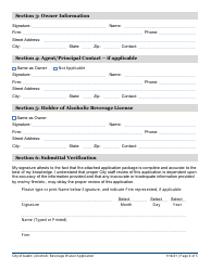 Alcoholic Beverage Waiver Application - City of Austin, Texas, Page 4