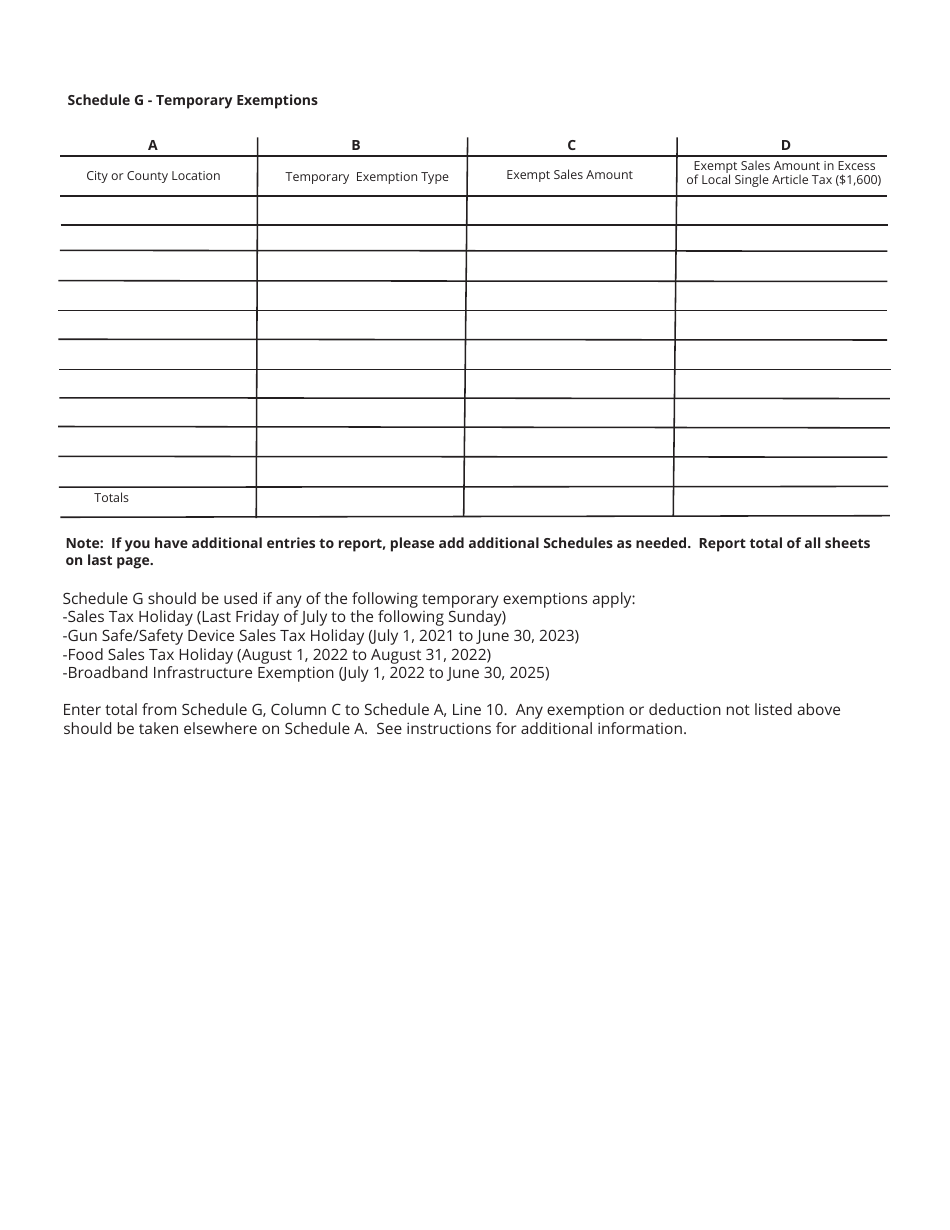 Form SLS450 (RV-R0012001) State and Local Sales and Use Tax Return - Tennessee, Page 5