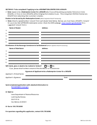 DNR Form 542-1215 Redemption Center Application Form - Iowa, Page 3