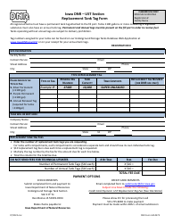 Document preview: DNR Form 542-0479 Ust Replacement Tank Tag Form - Iowa