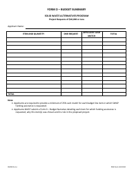 DNR Form 542-0240 Swap Application - Project Requests of $10,000 or Less - Iowa, Page 4