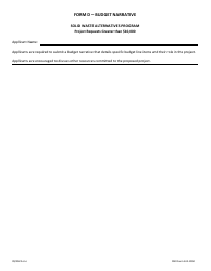 DNR Form 542-1050 Swap Grant Application - Project Requests Greater Than $10,000 - Iowa, Page 5