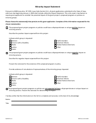 DNR Form 542-1050 Swap Grant Application - Project Requests Greater Than $10,000 - Iowa, Page 7