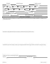 DNR Form 542-0049 Vessel Occurrence Operator&#039;s Report Form - Iowa, Page 4