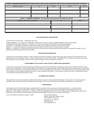 Form 64-029 Application for License to Sell Nursery Stock - California, Page 2