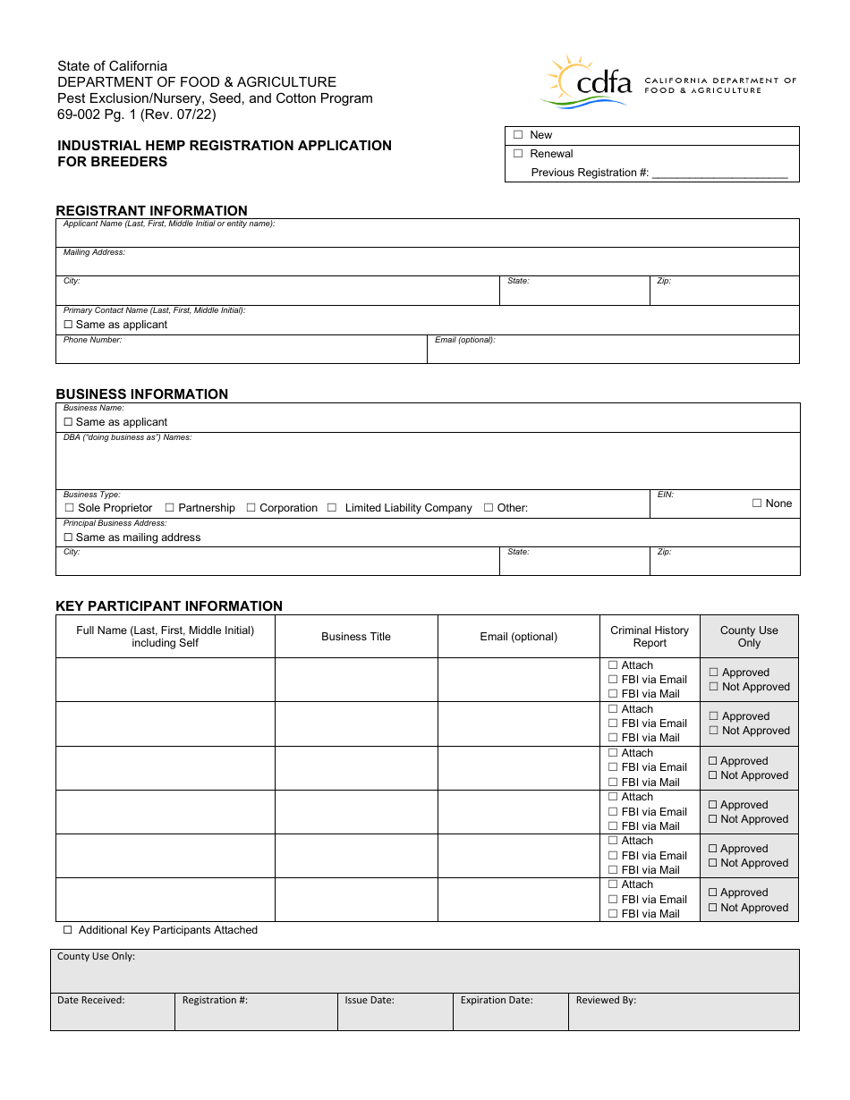 Form 69-002 - Fill Out, Sign Online and Download Fillable PDF ...