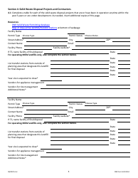 DNR Form 542-0452 Iowa Solid Waste Comprehensive Planning Plan Update Form - Iowa, Page 5