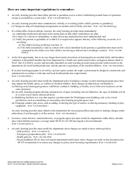 DCYF Form 15-974 Declaracion De Cumplimiento (Para Hogares Familiares Y Centros) - Washington (English/Spanish), Page 2