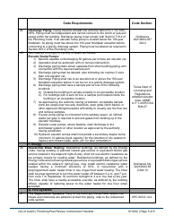 Plumbing Plan Review Commercial Checklist - City of Austin, Texas, Page 5