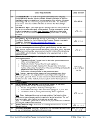 Plumbing Plan Review Commercial Checklist - City of Austin, Texas, Page 7