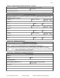 Form DBPR LA8 Application for Qualification of a Business Entity - Florida, Page 3